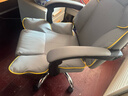 锦汐电脑椅办公椅子电竞椅家用人体工学椅老板椅主播靠背椅皮革转椅 灰色+4级杆+乳胶【二代升级】 实拍图
