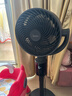 美的（Midea）电风扇 空气循环扇家用立式遥控落地扇涡轮换气扇循环对流3D摇头电扇轻音低噪大风力节能空调伴侣 GAI24PA【离线语音 双重抗菌】 实拍图