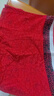 恒源祥【50S精梳棉】男士红内裤男本命年抗菌防螨大红色四角短裤头4条装 实拍图