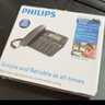 飞利浦（PHILIPS）电话机座机 固定电话 办公家用 家庭有线电话 来电显示 双接口 免电池 CORD118黑色 实拍图