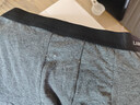 浪莎男士内裤男纯棉10A抗菌平角裤透气中腰男式四角裤男生裤头4条装 实拍图