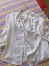 优衣库女装花式衬衫/长袖衬衣易打理垂坠479071 00 白色 2XL 实拍图