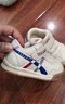 泰兰尼斯秋季学步鞋男宝宝鞋子女童婴儿鞋透气软底机能鞋米白19码 实拍图