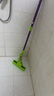 妙洁胶棉拖把27cm杆长120共2头滚轮式懒人家用一拖净免手洗海绵吸水 实拍图