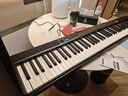 特伦斯折叠钢琴88键便携式电钢琴成人儿童电子琴重力度键盘V30pro钢琴 炫酷黑+专用琴包 实拍图