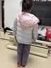小马宝莉女童轻薄羽绒服秋冬外套2026新款儿童渐变连帽童装 天蓝 130 实拍图