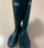 回力雨鞋女时尚户外下雨天防水雨靴水鞋耐磨胶鞋6813墨绿中筒37 实拍图