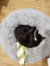 憨憨乐园狗窝猫窝垫子小型犬泰迪宠物窝床猫咪狗狗四季保暖窝垫子长毛窝M 实拍图