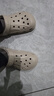 CROCS卡骆驰贝雅洞洞鞋沙滩鞋|10126 卵石色-2V3 40(250mm)  实拍图