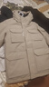 优衣库男装女装高级保暖羽绒茄克冰雪羽绒户外连帽外套477136 30 浅米色 XL /180/108B 实拍图