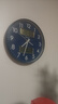 天王星（Telesonic）挂钟客厅钟表双屏万年历家用挂表温湿度静音石英钟挂墙时钟35.5cm 实拍图