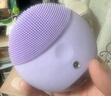 斐珞尔（FOREO）露娜洁面仪LUNA mini3净透洁面仪平衡油脂洗脸仪电动清洁毛孔洗脸神器 紫色 实拍图