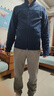迪卡侬（DECATHLON）保暖户外抓绒衣外套男女运动宽松秋摇粒绒外套冲锋衣内胆 男款-全拉链-蓝色 S 实拍图