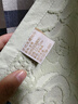 艾薇 A类枕巾纯棉上海毛圈枕盖一对装防滑隔脏防头油 52*75cm 繁花绿 实拍图