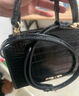CHARLES&KEITH鳄鱼纹凯莉包手提斜挎婚包包女包生日礼物CK2-50270880-1 Black黑色 S 实拍图