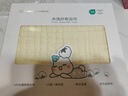 全棉时代全棉时代 婴儿水洗纱布浴巾 儿童纯棉洗澡用品 奶黄色115*115cm 实拍图