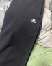 adidas情侣款加绒加厚直筒束脚运动裤男女秋冬阿迪达斯官方轻运动   黑色（推荐女生选小一码）   3XL 实拍图
