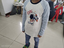 红豆儿童纯棉内衣套装男女童秋衣秋裤秋冬保暖低领棉毛衫M1109浅蓝150 实拍图