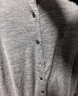 优衣库女装精纺美利奴羊毛圆领针织开衫/长袖通勤秋冬新款478331 05 天灰色 M 实拍图