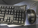 罗技（Logitech）MK120 键鼠套装 有线键鼠套装 办公键鼠套装 电脑键盘 USB即插即用 全尺寸 黑色 实拍图