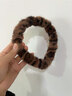 NHGAD豹纹毛绒发箍高颅顶女士带齿防滑蓬松发卡秋冬洗脸头箍碎发整理 实拍图