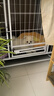 獒少保狗笼方管狗笼子大中小型犬金毛加粗宠物狗狗笼子狗屋用品 白色带天窗78*54*73cm 建议30内中小型犬 实拍图
