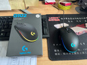 罗技（G）G102第二代游戏鼠标 RGB流光灯效鼠标 轻量化  游戏级8000DPI传感器 黑色 200-8000DPI 实拍图