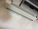 美的（Midea）【APP智能】石墨烯家用踢脚线取暖器 遥控电热电暖器 浴室速热电暖气 节能暖风机全屋升温HDS22LYR 实拍图