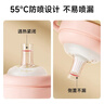 小土豆（potato）PPSU吸管奶瓶一岁以上大宝宝带手柄重力球吸嘴330ml 浅桃粉 实拍图
