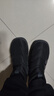 adidas ADIPUFF面包鞋保暖防滑耐磨柔软中帮棉鞋阿迪达斯轻运动   黑色/碳黑/皇家蓝   42 实拍图