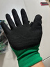 胜丽 劳保手套浸胶手套工作劳保防滑耐磨干活手套乳胶皱纹 ND200V 12副/包 实拍图