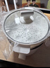 美的（Midea）电煮锅 电火锅 泡面锅 宿舍小火锅 蒸煮一体电蒸锅 多功能锅 MC-HGE2511【配带蒸笼】3L 国家补贴 实拍图