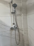 摩恩（MOEN）淋浴花洒套装卫浴多功能花洒铜龙头冷热配70CM滑竿全套亮银12333 实拍图