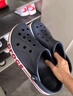 卡骆驰（CROCS）洞洞鞋贝雅男鞋女鞋轻便耐磨一脚蹬拖鞋休闲鞋|10126 黑色-001 44 (280mm) 实拍图