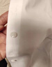 EAEOVNI短袖衬衫女职业装夏季棉女士白色衬衣通勤面试银行正装气质工作服 纯白色短袖【方.领】 39 【118-128斤】 实拍图