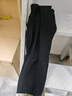 顶峰保罗（Dingfengbaoluo）纯棉休闲裤子男春秋款冬季阔腿宽松直筒工装长裤HM9901黑色2XL 实拍图
