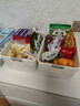 名创优品同款 杂物收纳筐塑料桌面收纳盒厨房橱柜零食玩具整理筐 奶油色高款特大号 实拍图