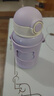 几物森林儿童保温杯学生吸管杯大容量男女水杯316不锈钢底一杯三盖紫500ml 实拍图