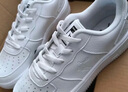 乔丹男鞋板鞋皮面小白鞋革面女鞋空军一号厚底增高情侣休闲运动鞋 女-新年色【日日有财】 37 实拍图