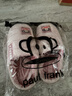 大嘴猴（paul frank）棉拖鞋女士秋冬季室内家居拖鞋毛绒保暖厚底棉鞋女款粉红260PF607 实拍图