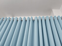 未来式窗帘罗马杆一整套卧室飘窗窗帘遮光客厅2025新款带杆高级感免打孔 静谧蓝-送罗马杆（当天发货） 适用墙宽2.1-2.6m【帘高2.5m】双开 实拍图