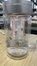 富光健牌双层玻璃杯支持团购定制茶杯办公杯带把 大容量男女水杯子 实拍图