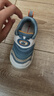 巴布豆学步鞋秋男宝毛毛虫防滑透气儿童机能鞋软底男女童鞋靛蓝26码 实拍图