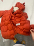 巴拉巴拉童装婴儿连体衣轻薄羽绒服宝宝衣服2025冬装抱衣爬服男童女童萌趣 红色糖葫芦-白鸭绒 90 cm-充绒量47g 实拍图
