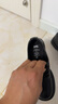 马登德比鞋男款厚底增高黑色大头皮鞋男通勤百搭cleanfit休闲工装鞋子 亮面黑 【偏大一码&5cm增高/光泽感/男士正装鞋】 36 女码 实拍图