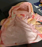鸭鸭（YAYA）儿童羽绒服男女小童宝宝中长款连帽加厚童装冬季外套YD 粉色 100 实拍图