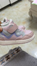 江博士秋冬男女童拼色保暖学步鞋 户外休闲魔术贴儿童运动鞋 粉/灰/紫 28 脚长约16.9-17.4 实拍图