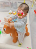 贝倍馨儿童跳跳马1-3岁可坐宝宝防摔充气马跳跳马婴儿玩具一周岁摇摇马 跳跳鹿-棕色【送3件套：围巾+铃铛+充气泵*1】 精选防侧翻 实拍图