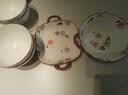 素美吉（SUMEIJI）餐具陶瓷饭碗盘勺子碟轻奢家用菜盘子酒店餐具釉下彩牛排盘高颜值 8.5英寸双耳方盘1个 实拍图