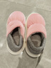 朴西棉拖鞋室内家用2024冬季保暖包跟厚底防水防滑月子鞋女加绒加厚 蜜桃粉 36 【36-37】 实拍图